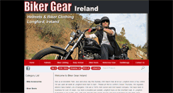 Desktop Screenshot of bikergear.ie