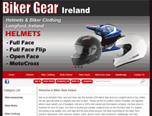 Tablet Screenshot of bikergear.ie
